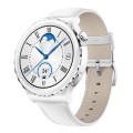 Watch GT3 Pro White Leather Strap White 43mm Watch GT3 Pro White Leather Strap White 43mm